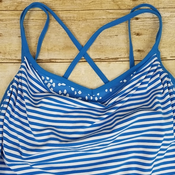 Lucy Striped Athletic Tank - Picture 3 of 6